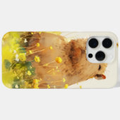 カピバラのばか笑顔 Case-Mate iPhoneケース (裏面 (横))