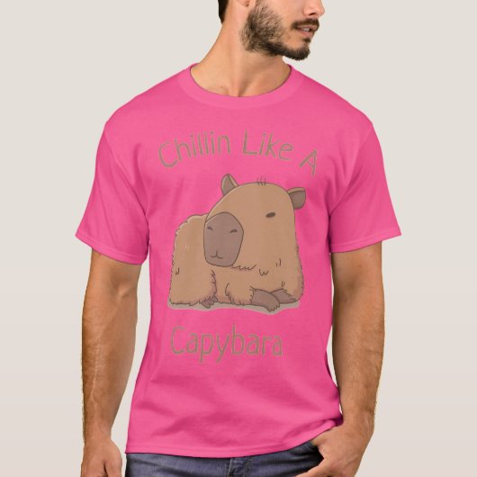 カピバラのようなチリン Tシャツ (正面)