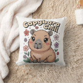 カピバラのんびり クッション (ブランケット)
