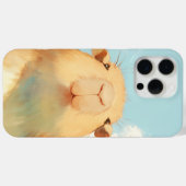 カピバラのキュートな顔 Case-Mate iPhoneケース (裏面 (横))