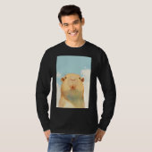 カピバラのキュートな顔 Tシャツ (正面フル)
