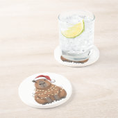 カピバラのクリスマス マッチング クリスマサンタ コースター (側面)