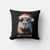 カピバラのクリスマス Funny Xmas クッション (正面)