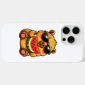 カピバラのクールなスイカサマー Case-Mate iPhoneケース (裏面 (横))