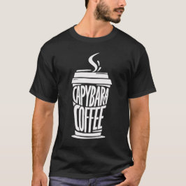 カピバラのコーヒーシャツ | 動物愛好家おもしろいティー Tシャツ