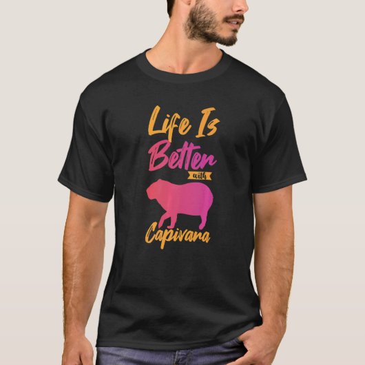 カピバラのジャイアント齧歯動物のための7 Tシャツ (正面)