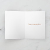 カピバラのバースデーカード(メッセージをカスタマイズ可能) カード (内部)