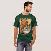 カピバラのラーメン Tシャツ (正面フル)