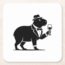 カピバラのワイングラス モダン おもしろグッズ
