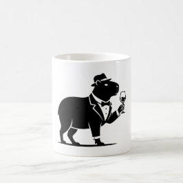 カピバラのワイングラス モダン おもしろ グラス シンプル コーヒーマグカップ