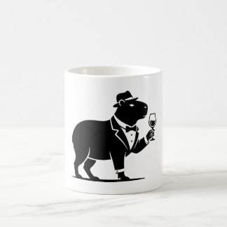 カピバラのワイングラス モダン おもしろ グラス シンプル コーヒーマグカップ