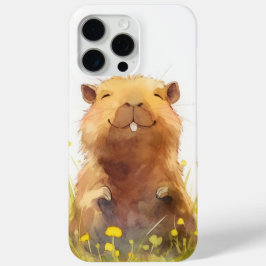 カピバラの幸せな一日 iPhone 15 PRO MAXケース