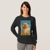 カピバラの幸せ Tシャツ (正面フル)