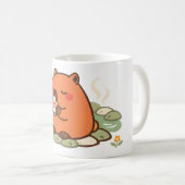 カピバラの湯飲み 温泉マグカップ コーヒーマグカップ (正面右)