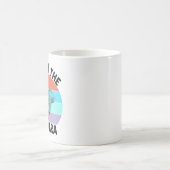 カピバラの犬おもしろい原を敬う コーヒーマグカップ (中央)