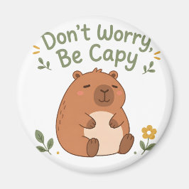 カピバラの癒しマグネット Don't Worry Be Capy マグネット