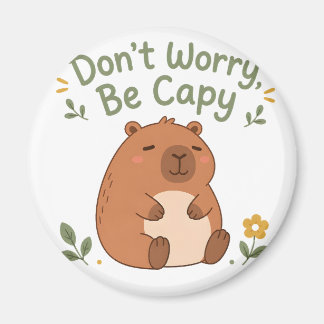カピバラの癒しマグネット Don't Worry Be Capy マグネット