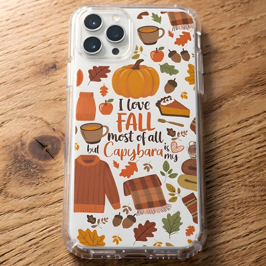 カピバラの秋 スマホケース Case-Mate iPhoneケース