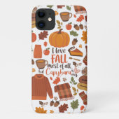 カピバラの秋 スマホケース Case-Mate iPhoneケース (裏面)