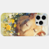 カピバラの穏やかな昼寝 Case-Mate iPhoneケース (裏面 (横))