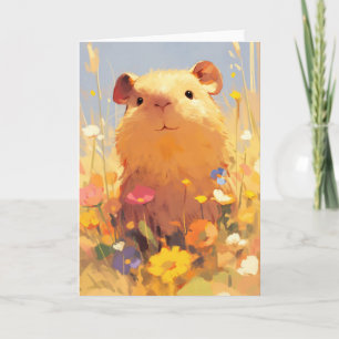 カピバラの草原のリトリート カード
