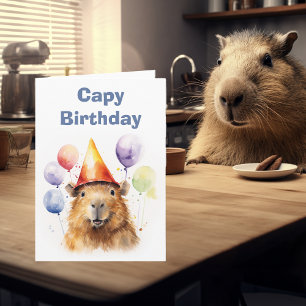 カピバラの誕生日おめでとう , カード