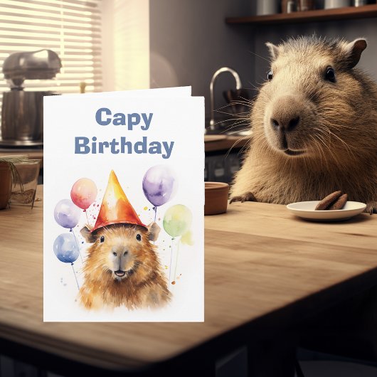 カピバラの誕生日おめでとう , カード