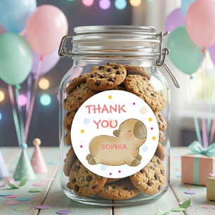 カピバラの誕生日おめでとう ラウンドシール