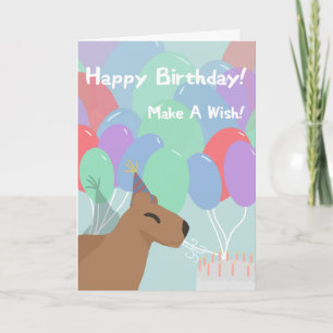 カピバラの誕生日 カード