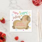 カピバラの誕生日 スタンダードカクテルナプキン (インサイチュ)