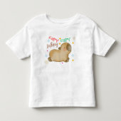 カピバラの誕生日 トドラーTシャツ (正面)