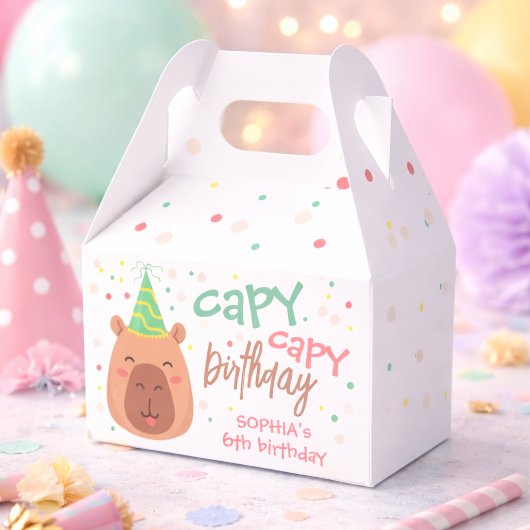 カピバラの誕生日 フェイバーボックス