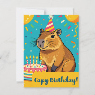 カピバラの誕生日 ポストカード