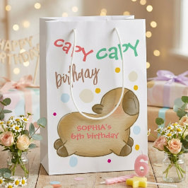 カピバラの誕生日 ミディアムペーパーバッグ
