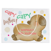 カピバラの誕生日 ラージペーパーバッグ (裏面)