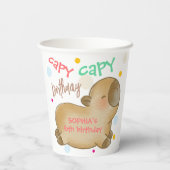 カピバラの誕生日 紙コップ (裏面)