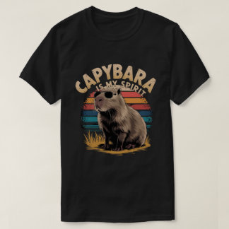 カピバラは私のスピリットアニマルTシャツ、動物好き Tシャツ