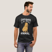 カピバラは私の霊獣カピバ感動的だ Tシャツ (正面フル)
