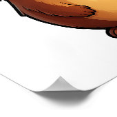 カピバライラストレーション ポスター (角)