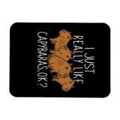 カピバラギフトキッズ女子カワイトカピバラ マグネット (横)