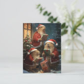 カピバラクリスマスホリデーケイピー ポストカード (スタンド正面)