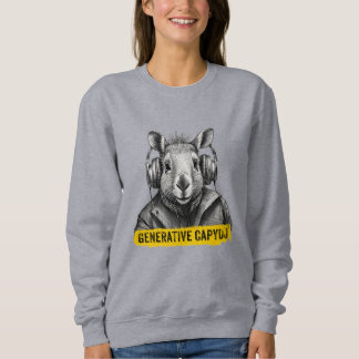 カピバラクールおもしろいTシャツ スウェットシャツ