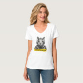 カピバラクールおもしろいTシャツ Tシャツ (正面フル)
