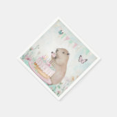 カピバラケフェストキッズパーティー紙ナプキンス スタンダードカクテルナプキン (角)