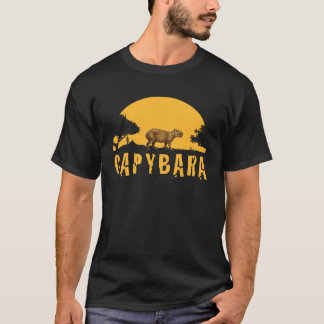 カピバラサンセット Tシャツ