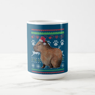 カピバラサンタ – クロース醜いクリスマスセーターHolida コーヒーマグカップ