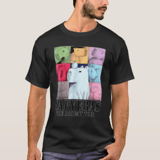 カピバラザローデンズキャピツアーミームグラフィックサマー Tシャツ