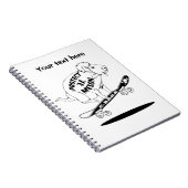 カピバラスケートボードオリー ノートブック (右側)