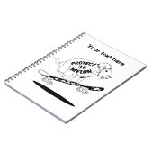 カピバラスケートボードオリー ノートブック (左側)