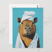 カピバラスパデイ ポストカード (正面/裏面)